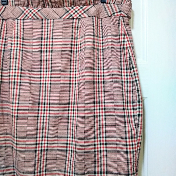 Plaid Pattern Ruffle Top Skirt - Picture 13 of 16